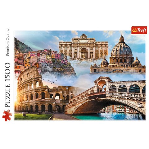 Puzzle 1500 - Ulubione miejsca: Włochy Trefl 26203 Puzzle 1500 - Ulubione miejsca: Włochy Trefl 26203