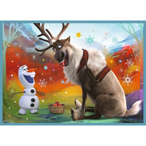 Puzzle - 4w1 (12, 15, 20, 24) - Niezwykły świat Frozen - Trefl 34381 Puzzle - 4w1 (12, 15, 20, 24) - Niezwykły świat Frozen - Trefl 34381