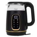 AD 1305 black gold Czajnik elektryczny szklany led z regulacją temperatury 1,7l