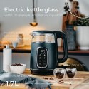 AD 1305 black silver Czajnik elektryczny szklany led z regulacją temperatury 1,7l