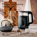 AD 1305 black silver Czajnik elektryczny szklany led z regulacją temperatury 1,7l