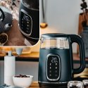AD 1305 black silver Czajnik elektryczny szklany led z regulacją temperatury 1,7l