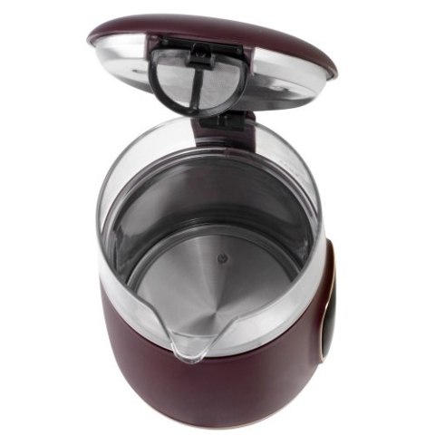 AD 1305 burgundy Czajnik elektryczny szklany led z regulacją temperatury 1,7l AD 1305 burgundy Czajnik elektryczny szklany led z regulacją temperatury 1,7l