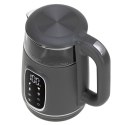 AD 1305 grey Czajnik elektryczny szklany led z regulacją temperatury 1,7l