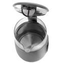 AD 1305 grey Czajnik elektryczny szklany led z regulacją temperatury 1,7l