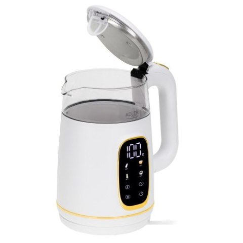 AD 1305 white gold Czajnik elektryczny szklany led z regulacją temperatury 1,7l AD 1305 white gold Czajnik elektryczny szklany led z regulacją temperatury 1,7l