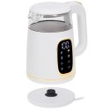 AD 1305 white gold Czajnik elektryczny szklany led z regulacją temperatury 1,7l