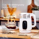 AD 1305 white gold Czajnik elektryczny szklany led z regulacją temperatury 1,7l