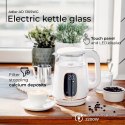 AD 1305 white gold Czajnik elektryczny szklany led z regulacją temperatury 1,7l