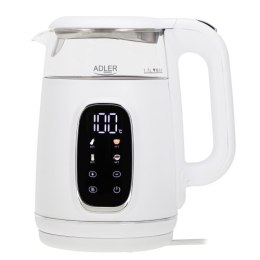 AD 1305 white silver Czajnik elektryczny szklany led z regulacją temperatury 1,7l