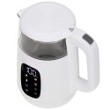 AD 1305 white silver Czajnik elektryczny szklany led z regulacją temperatury 1,7l