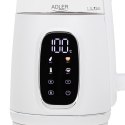 AD 1305 white silver Czajnik elektryczny szklany led z regulacją temperatury 1,7l