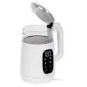 AD 1305 white silver Czajnik elektryczny szklany led z regulacją temperatury 1,7l