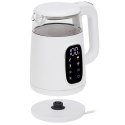AD 1305 white silver Czajnik elektryczny szklany led z regulacją temperatury 1,7l