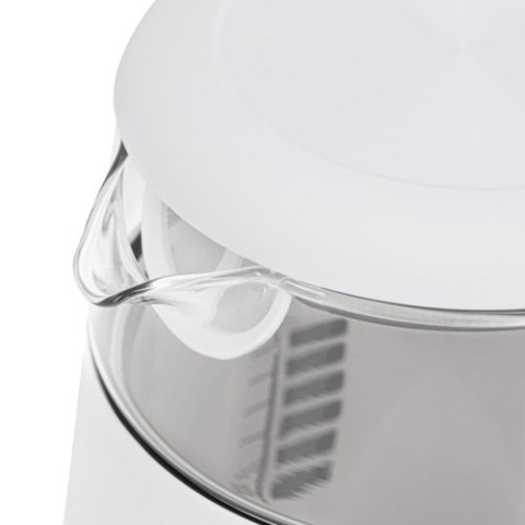 AD 1305 white silver Czajnik elektryczny szklany led z regulacją temperatury 1,7l AD 1305 white silver Czajnik elektryczny szklany led z regulacją temperatury 1,7l