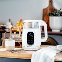 AD 1305 white silver Czajnik elektryczny szklany led z regulacją temperatury 1,7l