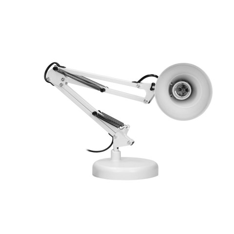 DIAN lampa biurkowa. 60W stalowa, biała DIAN lampa biurkowa. 60W stalowa, biała