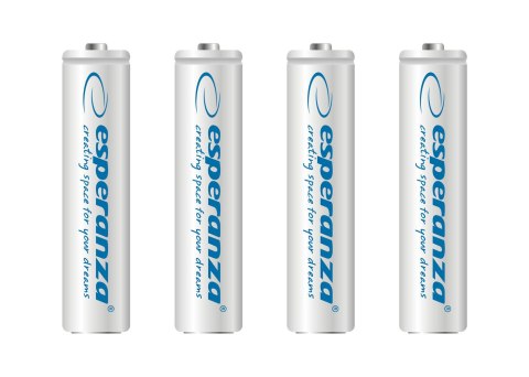 EZA102W Esperanza akumulatorki ni-mh aaa 1000mah 4szt. białe EZA102W Esperanza akumulatorki ni-mh aaa 1000mah 4szt. białe