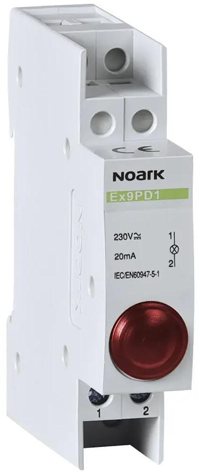 LAMPKA SYGNALIZACYJNA, 230V AC/DC, 1 CZERWONY LED Ex9PD1r Noark 102433 LAMPKA SYGNALIZACYJNA, 230V AC/DC, 1 CZERWONY LED Ex9PD1r Noark 102433