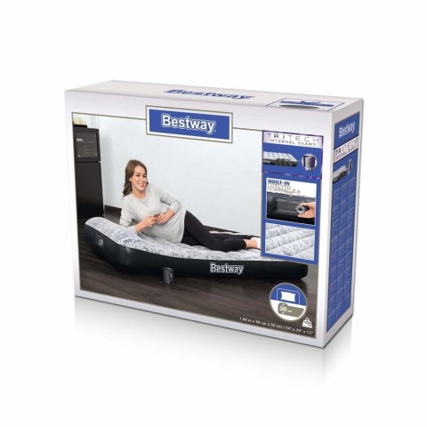 Dmuchany Materac Z Pompką 188 x 99 x 30 cm Bestway 67834 Dmuchany Materac Z Pompką 188 x 99 x 30 cm Bestway 67834