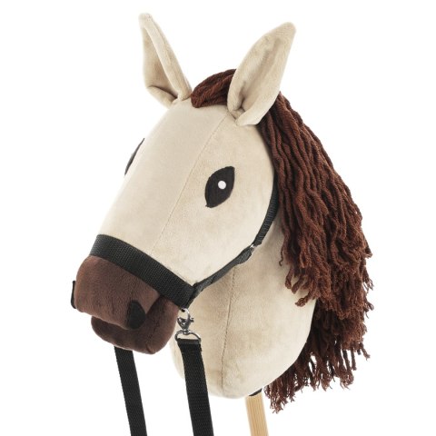 Hobby Horse Skippi A3 - Biszkopt - Jasny beż i brąz - kantar i wodze Hobby Horse Skippi A3 - Biszkopt - Jasny beż i brąz - kantar i wodze