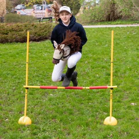 Hobby Horse Skippi A3 - Biszkopt - Jasny beż i brąz - kantar i wodze Hobby Horse Skippi A3 - Biszkopt - Jasny beż i brąz - kantar i wodze