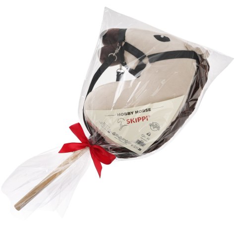 Hobby Horse Skippi A3 - Biszkopt - Jasny beż i brąz - kantar i wodze Hobby Horse Skippi A3 - Biszkopt - Jasny beż i brąz - kantar i wodze