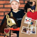 Hobby Horse Skippi A3 - Karmel - Beżowy - kantar i wodze w zestawie