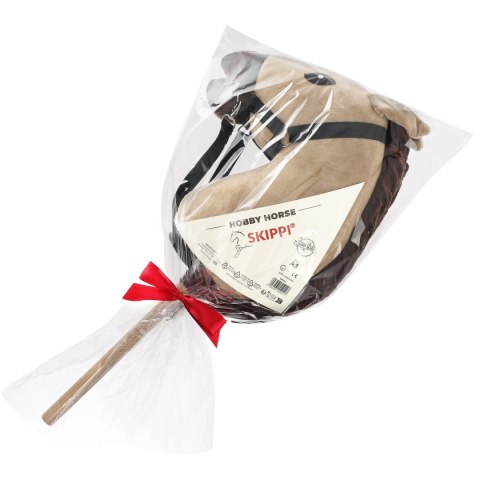 Hobby Horse Skippi A3 - Karmel - Beżowy - kantar i wodze w zestawie Hobby Horse Skippi A3 - Karmel - Beżowy - kantar i wodze w zestawie