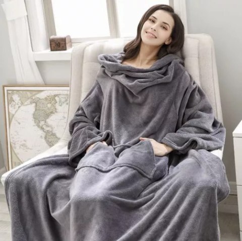 Bluza- kocoszlafrok jasnoszary Ruhhy 22649 Bluza- kocoszlafrok jasnoszary Ruhhy 22649
