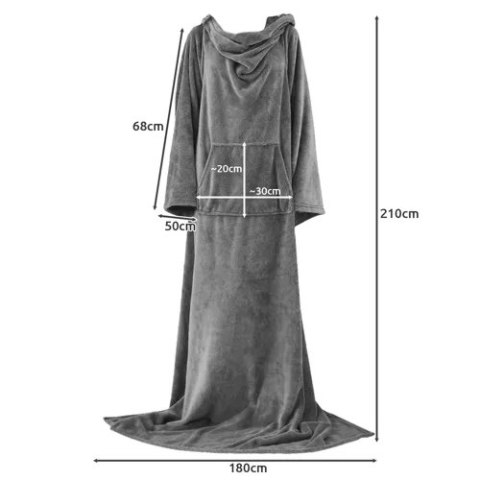 Bluza- kocoszlafrok jasnoszary Ruhhy 22649 Bluza- kocoszlafrok jasnoszary Ruhhy 22649