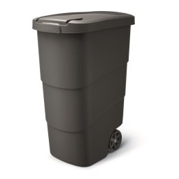 Kosz ogrodowy WHEELER 90 L - czarny recykling
