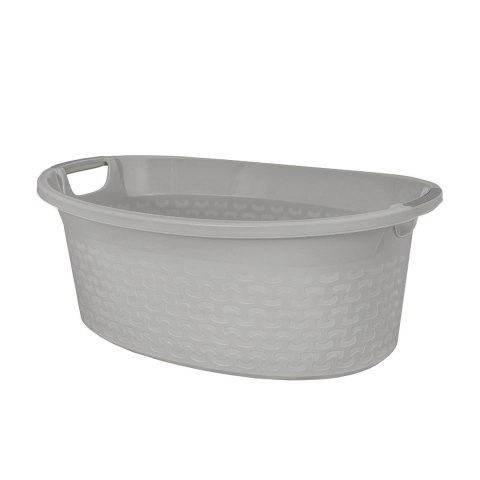 Miska wanienka z uchwytami Branq Cotton 40L jasny szary Miska wanienka z uchwytami Branq Cotton 40L jasny szary