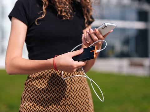 Power bank TRACER EnerGo 10000mAh black/orange Power bank TRACER EnerGo 10000mAh black/orange