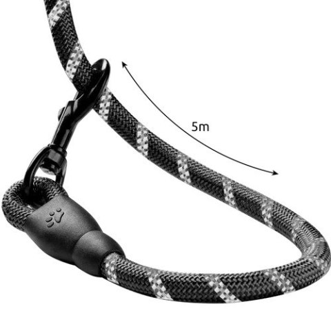 Smycz treningowa odblaskowa 5m Purlov 21655 Smycz treningowa odblaskowa 5m Purlov 21655