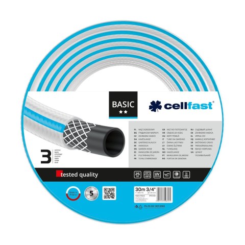 Wąż ogrodowy Cellfast Basic 3/4" 30m Wąż ogrodowy Cellfast Basic 3/4" 30m