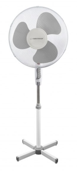 EHF001WE Esperanza wentylator 16'' stojący hurricane biało-szary