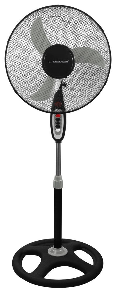 EHF002KE Esperanza wentylator 16'' stojący typhoon czarno-szary EHF002KE Esperanza wentylator 16'' stojący typhoon czarno-szary