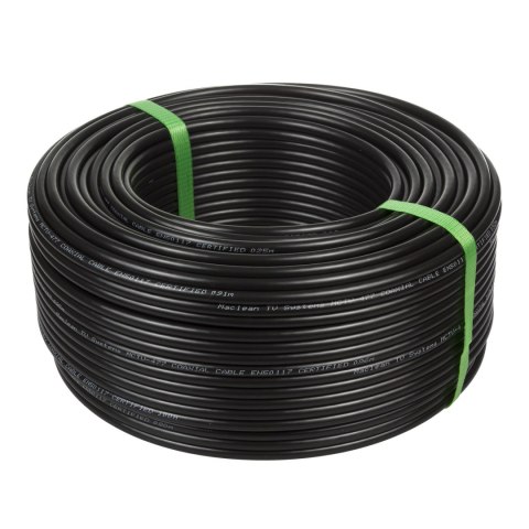 Kabel przewód koncentryczny antenowy/satelitarny Maclean, żelowany, ziemny, zewnętrzny, RG6, 75Ohm, 100M, MCTV-477 Kabel przewód koncentryczny antenowy/satelitarny Maclean, żelowany, ziemny, zewnętrzny, RG6, 75Ohm, 100M, MCTV-477