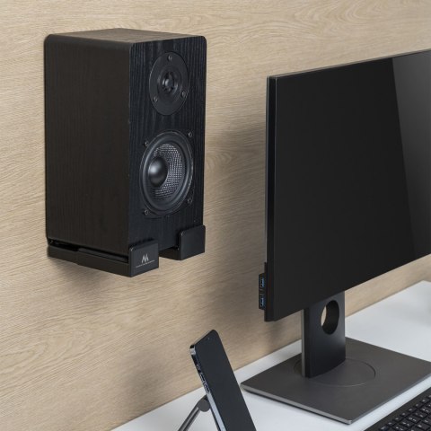 Uchwyt ścienny na soundbar regulowany Maclean, głębokość 90~154mm (3.5"~6.1"), MC-932 Uchwyt ścienny na soundbar regulowany Maclean, głębokość 90~154mm (3.5"~6.1"), MC-932