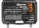 Zestaw kluczy 300 elementów 1/2", 3/8", 1/4", satynowe