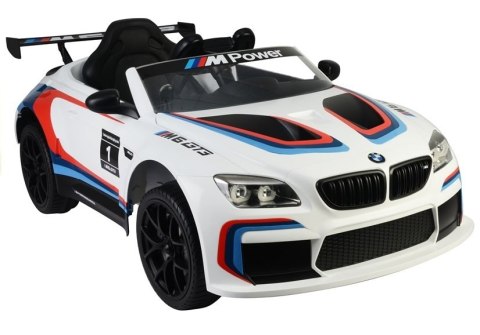 Auto na Akumulator BMW M6 GT3 Biały Auto na Akumulator BMW M6 GT3 Biały