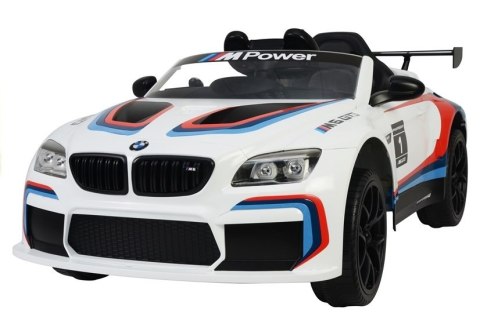 Auto na Akumulator BMW M6 GT3 Biały Auto na Akumulator BMW M6 GT3 Biały