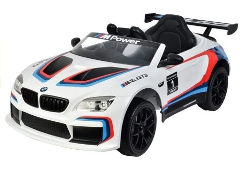 Auto na Akumulator BMW M6 GT3 Biały Auto na Akumulator BMW M6 GT3 Biały