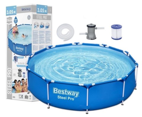 Basen Ogrodowy Stelażowy 305 cm x 76 cm Bestway 56679 Basen Ogrodowy Stelażowy 305 cm x 76 cm Bestway 56679