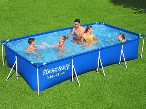 Basen Stelażowy 400 x 211 x 81 cm Bestway 56424 Basen Stelażowy 400 x 211 x 81 cm Bestway 56424