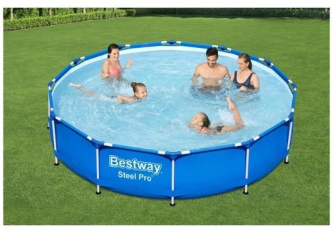 Basen ogrodowy stelażowy 366 x 76 cm zestaw Bestway 56681 Basen ogrodowy stelażowy 366 x 76 cm zestaw Bestway 56681