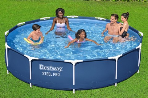Basen ogrodowy stelażowy 366 x 76 cm zestaw Bestway 56681 Basen ogrodowy stelażowy 366 x 76 cm zestaw Bestway 56681