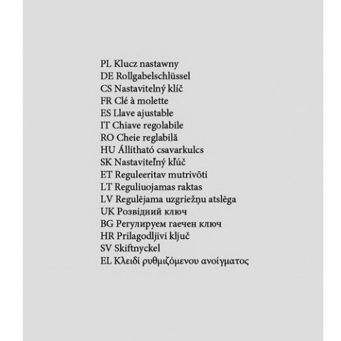 Klucz nastawny Bigstren 24283 Klucz nastawny Bigstren 24283