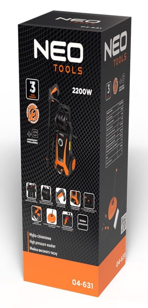 Myjka ciśnieniowa 2200W Myjka ciśnieniowa 2200W